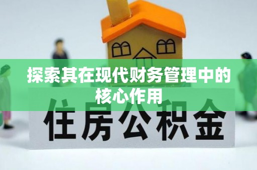 忻州探索其在现代财务管理中的核心作用