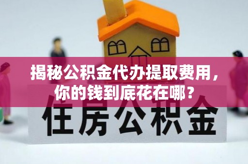 忻州揭秘公积金代办提取费用，你的钱到底花在哪？
