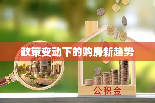 忻州政策变动下的购房新趋势